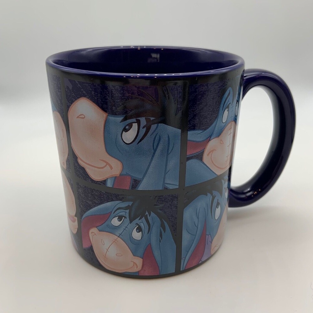 Vintage Disney Store Winnie the Pooh & Friends Eeyore Purple Mug